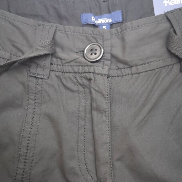 NWT Reitmans Ladies Size 5 Washable Stretch Wide Leg Preferred Fit Cargo Pants - Picture 9 of 16
